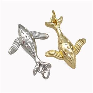 Copper Shark Charms Pendant Mixed, approx 16.5-21mm [FN43184]