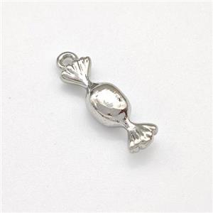 Copper Candy Charms Pendant Platinum Plated, approx 5-18mm [FN43813]