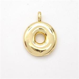 Copper Letter-O Pendant Gold Plated, approx 13-17mm [FN44931]