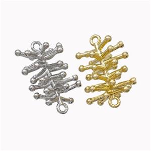 Branch Charms Copper Connector Mixed, approx 12-16mm [FN45533]