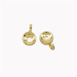 Copper Bail Gold Plated, approx 5mm [FN46115]