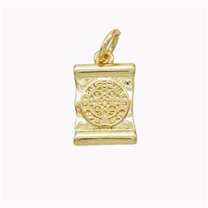 Copper Tree Of Live Pendant Gold Plated, approx 8.5-11mm [FN46697]