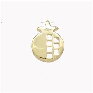 Copper Pineapple Pendant Gold Plated, approx 9-12mm [FN46767]