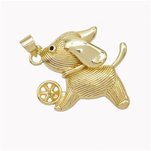 Copper Rabbit Pendant Gold Plated, approx 22-25mm [FN46814]