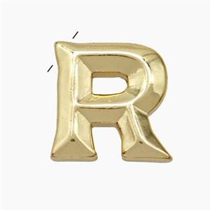 Copper Letter-R Pendant Gold Plated, approx 15-18mm [FN47213]