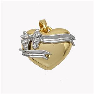 Copper Pendant With Flower Gold Plated, approx 13-18mm [FN49203]