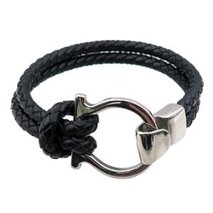 PU leather bracelets, approx 12mm, 70mm dia [FR10123]