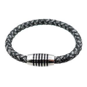 PU leather bracelets with magnetic clasp, approx 6mm, 55mm dia [FR10126]