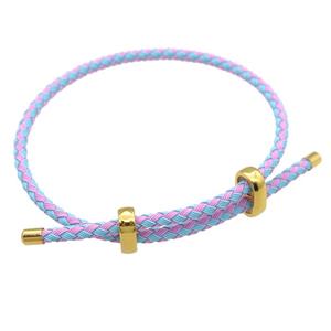Tiger Tail Steel Bracelet, adjustable, approx 3mm thickness [FR10230]