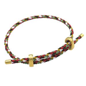 Tiger Tail Steel Bracelet, adjustable, approx 3mm thickness [FR10232]