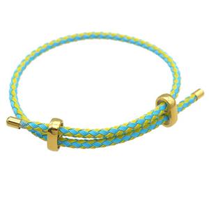 Green Tiger Tail Steel Bracelet, adjustable, approx 3mm thickness [FR10234]