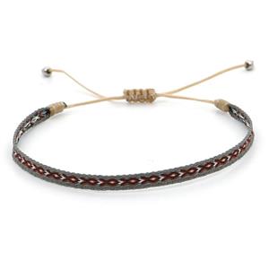 nepal style Handmade braid Bracelet, adjustable, approx 4-6mm, 16-24cm length [FR10269]