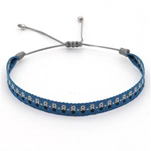 nepal style Handmade braid Bracelet, adjustable, approx 4-6mm, 16-24cm length [FR10271]