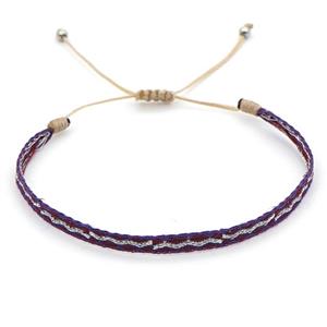 nepal style Handmade braid Bracelet, adjustable, approx 4-6mm, 16-24cm length [FR10275]