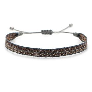 nepal style Handmade braid Bracelet, adjustable, approx 4-6mm, 16-24cm length [FR10276]