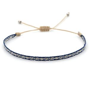 nepal style Handmade braid Bracelet, adjustable, approx 4-6mm, 16-24cm length [FR10277]