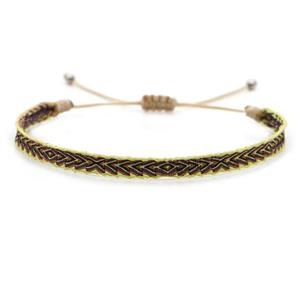 nepal style Handmade braid Bracelet, adjustable, approx 4-6mm, 16-24cm length [FR10281]