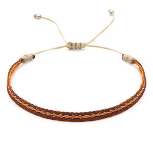 nepal style Handmade braid Bracelet, adjustable, approx 4-6mm, 16-24cm length [FR10291]