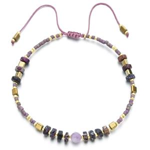 handmade miyuki glass Bracelet with Imperial Jasper, adjustable, approx 4mm, 16-24cm length [FR10360]