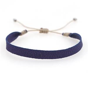 Handmade braid Bracelet, adjustable, approx 6mm, 16-24cm length [FR10397]