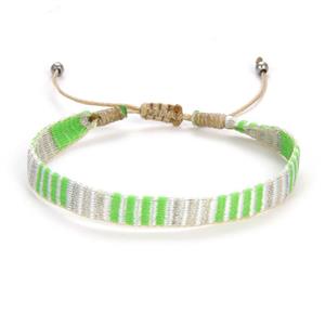 Handmade braid Bracelet, adjustable, approx 6mm, 16-24cm length [FR10413]