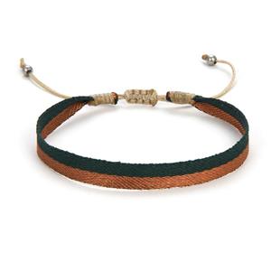 Handmade braid Bracelet, adjustable, approx 6mm, 16-24cm length [FR10414]