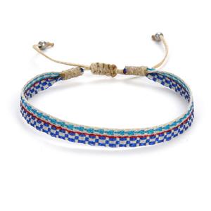 Handmade braid Bracelet, adjustable, approx 6mm, 16-24cm length [FR10415]