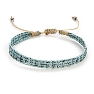 Handmade braid Bracelet, adjustable, approx 6mm, 16-24cm length [FR10416]