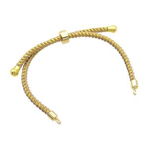 Khaki Nylon Bracelet Chain, approx 3mm [FR11247]