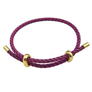 Tiger Tail Steel Bracelet, adjustable, approx 3mm thickness [FR11400]