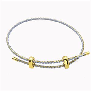 Nylon Cord Bradelet Adjustable, approx 2mm thickness [FR11445]