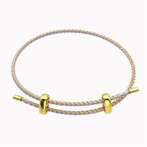 Nylon Cord Bradelet Adjustable, approx 2mm thickness [FR11454]