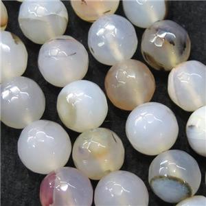 Heihua Agate Beads, faceted round, approx 8mm dia [GA1712-8MM]