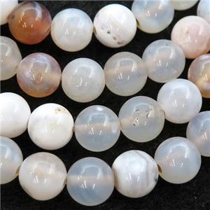 fire agate beads, round, approx 4mm dia [GA1879-4MM]