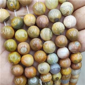 round Agate beads, dye, approx 12mm dia [GA1881-12MM]