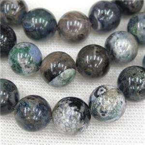 round fire Agate Beads, approx 14mm dia [GA1939-14MM]