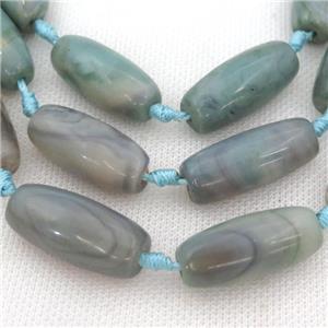 dye agate rice beads, approx 14-30mm [GA2067-S]