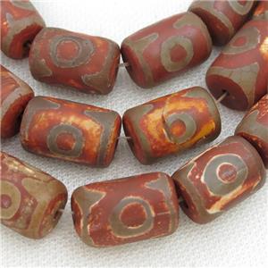 Tibetan Agate tube beads, eye, approx 15-22mm [GA2086]