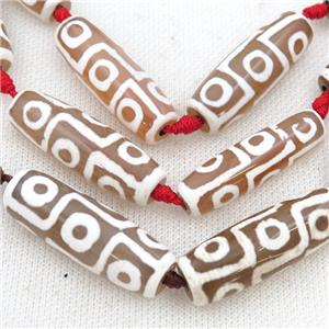 Tibetan Agate rice beads, eye, approx 14-40mm [GA2109]