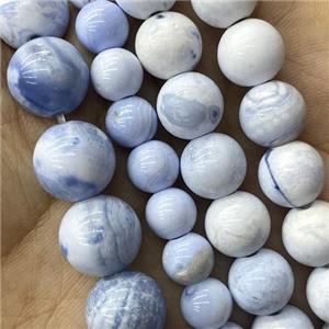 blue fire Agate Beads, round, approx 12mm dia [GA2132-12MM]