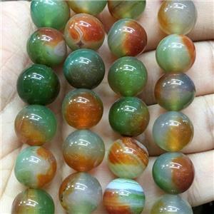 round natural Agate Beads, dye, approx 8mm dia [GA2151-8MM]