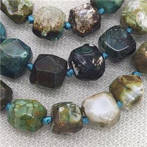 green Ocean Jasper Beads, freeform, approx 11-13mm [GA2160]