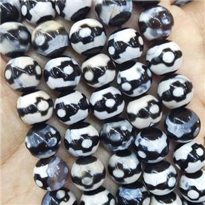 round Tibetan Dzi Agate Beads, approx 10mm dia, 38pcs per st [GA2234]