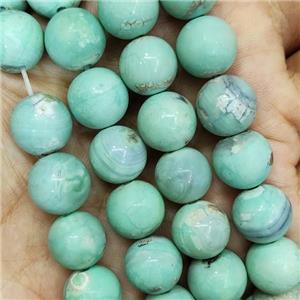 round green Agate beads, dye, approx 8mm dia [GA2270-8MM]