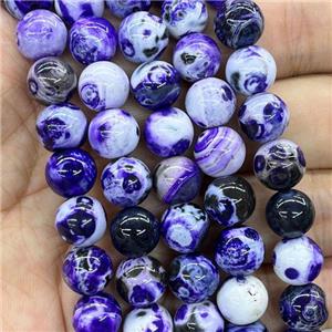 Purple Fire Agate Beads Round, approx 10mm dia [GA2294-10MM]