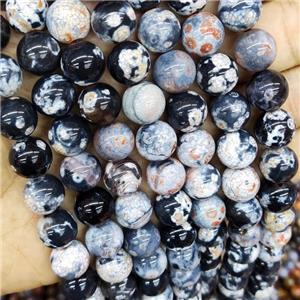 Fired Agate Beads Round, approx 12mm dia [GA2311-12MM]