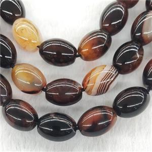 Fancy Agate Barrel Beads Smooth, approx 15-20mm [GA2393]