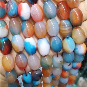 Agate Barrel Beads Dye Multicolor, approx 13-18mm [GA2418]