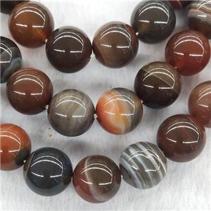 Agate Beads Smooth Round, approx 15-16mm dia [GA2424]