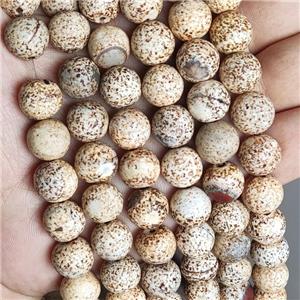 Bodhi Agate Beads Round Smooth, approx 12mm dia [GA2734]